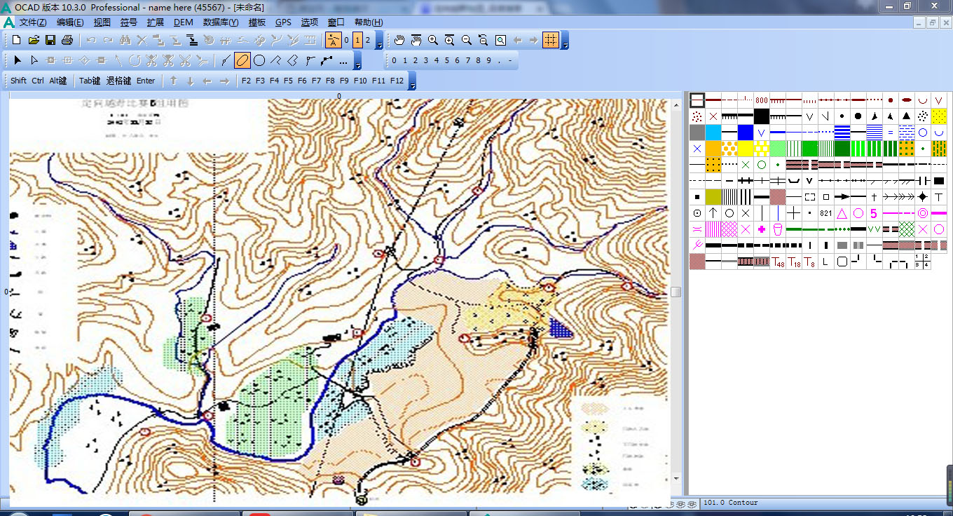 OCAD11 定向越野地图制作软件 中文简体专业版
