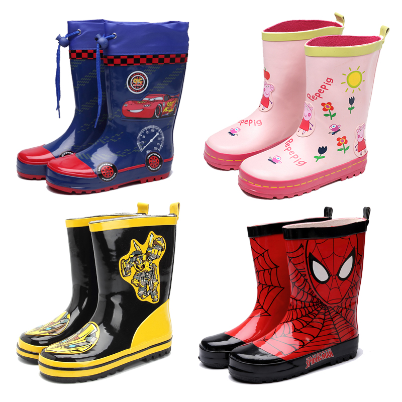 男童時尚卡通雨靴兒童雨鞋防滑水鞋寶寶雨靴小孩套鞋韓國保暖膠鞋