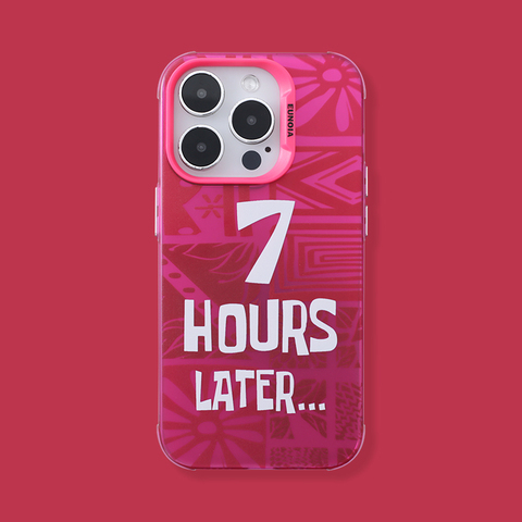 Pink — Spongebob Squarepants 7 Hours Later… Creative Fluorescence Green 15, 14, 13, 12, 11 iPhone Case