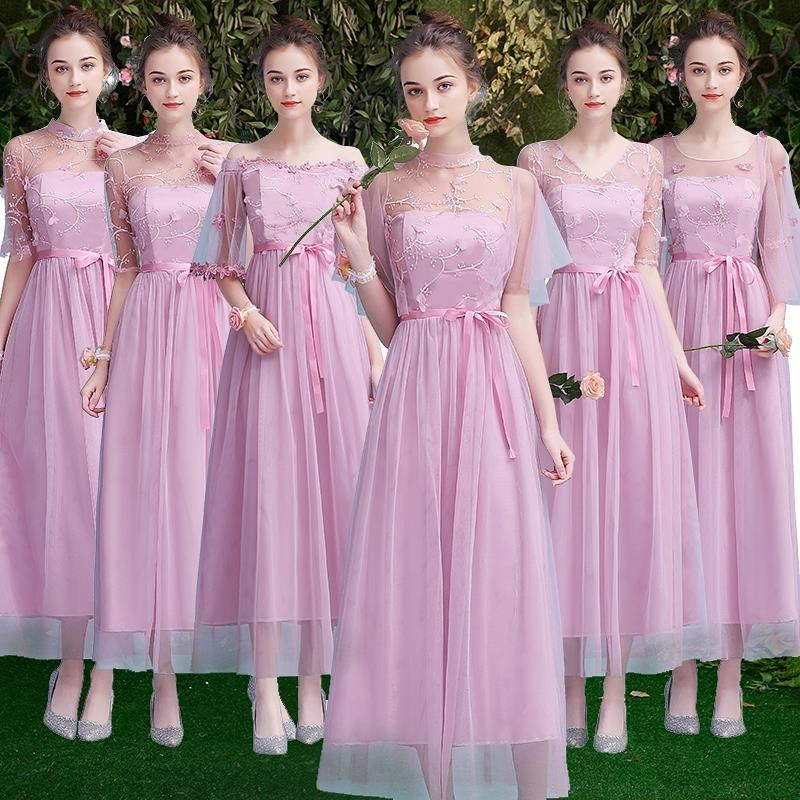 white gold bridesmaid dresses