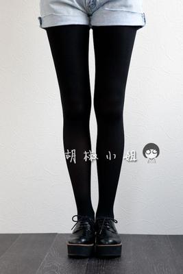 不退换!日单 tu家40D 160D 300D 春夏黑色连裤袜打底裤原单