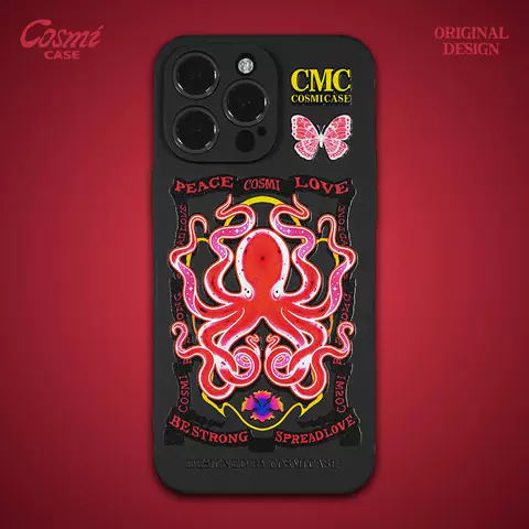Cosmi Case Octopus Tarot Card New Phone Cases Covers iPhone 15, iPhone 14, iPhone 13, iPhone 12