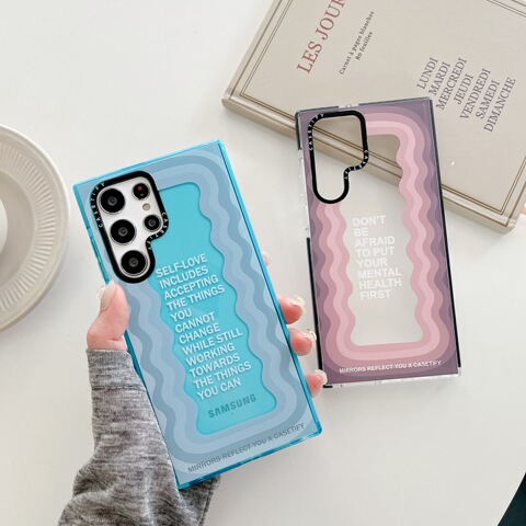 Girls Don't Be Afraid To Put Your Mental Health First Quote Slogan Text Words S23, S23 Plus, S23 Ultra, S22, S22 Plus, S22
