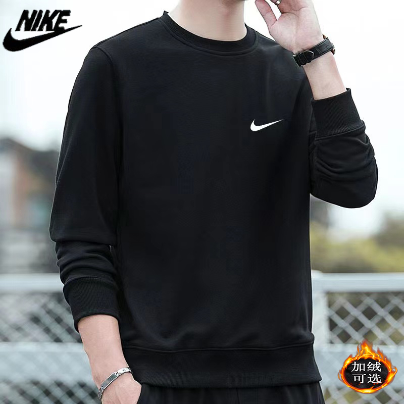 Autumn and Winter Cotton Sweater Men‘s Trendy Casual Sports Authentic Men‘s Long-Sleeved Bottoming Shirt Thermal Top Autumn Clothing