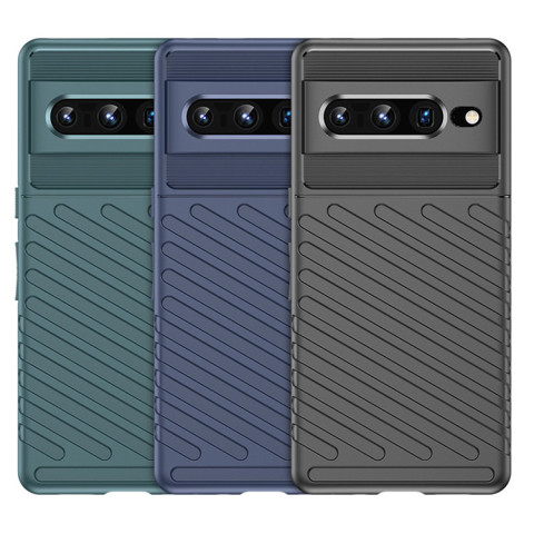 Shockproof Grid Soft 7, 7 Pro Google Pixel Phone Case
