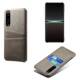Sony Xperia 5 IV Phone Cases Covers Dual Card Holder Synthetic Leather