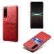 Sony Xperia 5 IV Phone Cases Covers Dual Card Holder Synthetic Leather