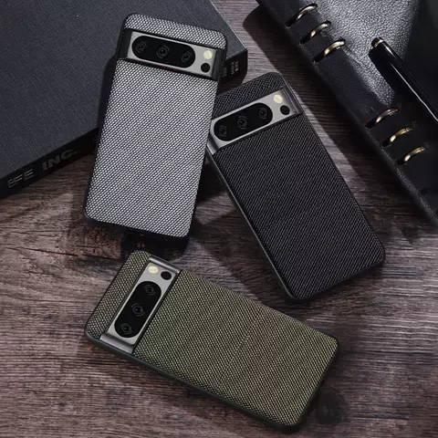 Minimal Business Creative Weave Mesh Nylon Phone Cases Covers Google Pixel 8, Google Pixel 8 Pro