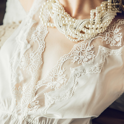 BOTHYOUNG夏天性感蕾丝睡衣女夏季复古宫廷风家居服春秋季连体衣-淘宝网