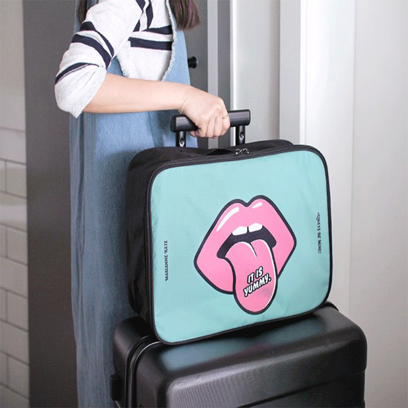 短途旅行包女大容量簡約手提包可愛韓拉杆箱掛包出差男行李收納袋