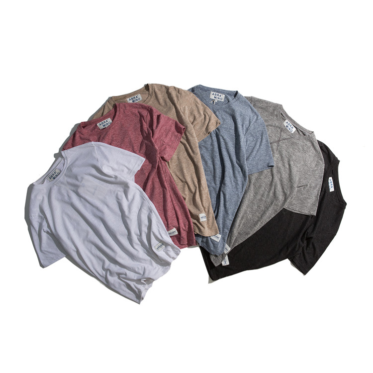 t d'été des japonais des hommes foundation primer joker à manches courtes t-shirt multi-couleur en vrac casual tops de la marque tide de t-shirt t d'été des japonais des hommes foundation primer joker à manches courtes t-shirt multi-couleur en vrac casual tops de la marque tide de t-shirt