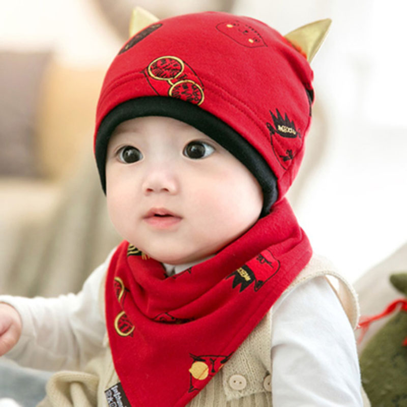 韓版男童女孩兒童寶寶帽子1-2歲春秋鼕嬰兒帽子薄款3-6-12個月潮