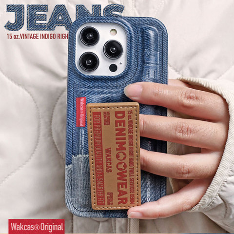 Denim Jeans Kickstand New 3D 15, 14, 13, 12, 11 iPhone Case