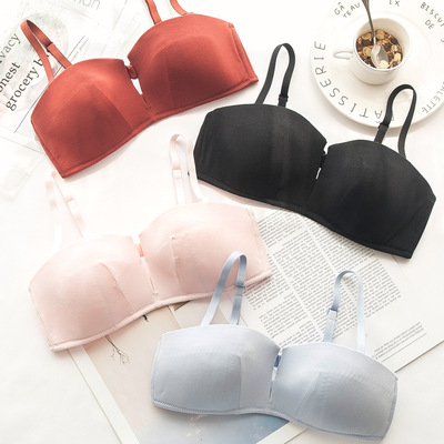 日系无痕聚拢女士内衣 夏季无钢圈性感舒适1/2半杯文胸胸罩薄-淘宝网