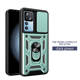 Xiaomi 12T, Xiaomi 12T Pro Phone Cases Covers Sliding Lens Protection Tough Shockproof With Finger Ring Kickstand