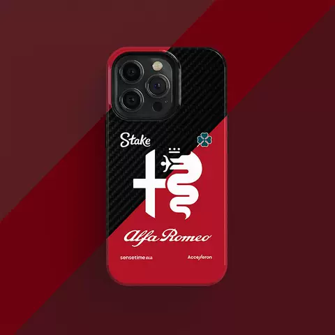 Alfa Romeo Stake New Phone Cases Covers Trendy Fashionable Motorsport iPhone 14, iPhone 13, iPhone 12