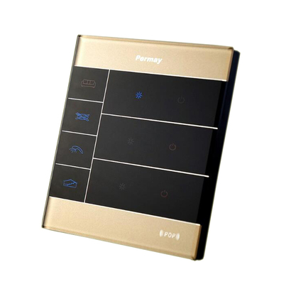 普美智能三开手机无线wifi远程触摸智能家居双控遥控开关特色家装