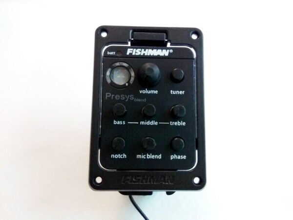 木吉他拾音器fishman渔夫101 301吉他打板拾音器拾音均衡器尾钉式