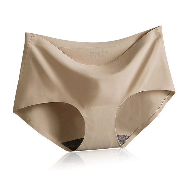 4色4条装 性感无痕女内裤冰丝大码短裤头纯棉裆部