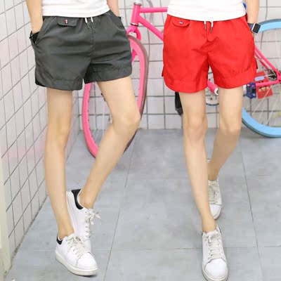 夏天男士薄款韩版修身三分短裤青少年学生休闲透气运动裤沙滩裤潮