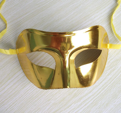 青蜂侠面具 万圣节面具 街舞表演假面舞会 精饰电镀平头面具男