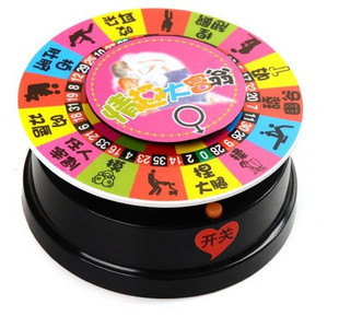 情趣用品情侣游戏夫妻调动作骰子色电动转盘成人男女两性玩家具sm