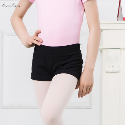 儿童练功舞蹈短裤 芭蕾舞裤子棉平角裤 弹力体服三分裤平档紧身裤