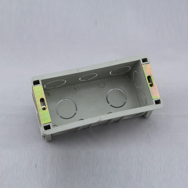 118型号长方形底盒加厚型通用接线盒暗装盒三位底盒西格品牌