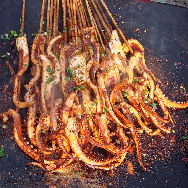【南京】烧烤食材 鱿鱼1串 翻滚吧烧烤 半成品烤肉串户外食品外卖