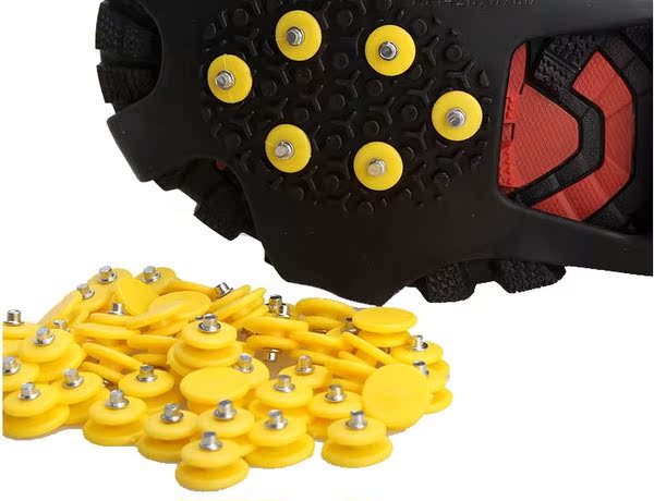 1元5颗 鞋钉冰爪齿 10齿登山防滑鞋套专用 十钉简易冰爪专用备用