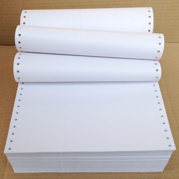 机打送货单381-4彩色a3单四层电脑针式连打纸四联无碳打印纸4层a3