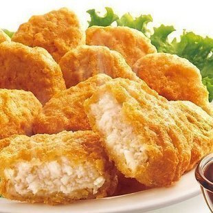 【橙果烘焙】kfc上校鸡块 泰森黑椒鸡块500g分装