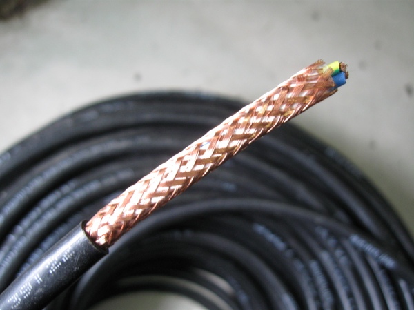 5平方屏蔽线 控制电缆 信号线 三芯屏蔽线