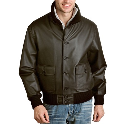 landing leathers真皮皮衣美国空军服飞行夹克二战经典a1
