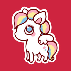 可爱 小马 旅行箱贴纸 行李箱贴纸 3m死飞 笔记本电脑贴纸 sp2000