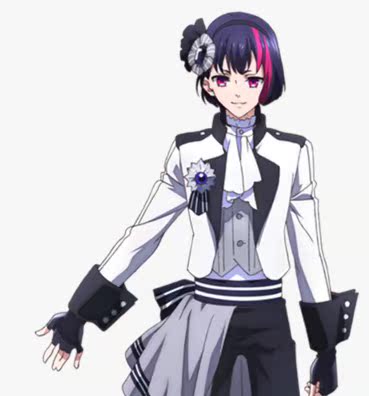 b-project 是国龙持 收脸短发挑染色cosplay假发