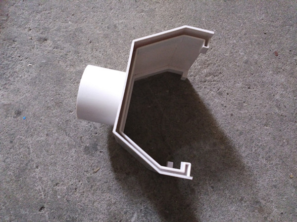 pvc天沟落水口 水槽下水头 檐沟雨水槽水斗