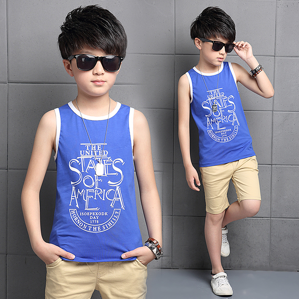 宝宝儿童背心男童5纯棉薄款工字7男宝内衣8岁10小孩11打底12夏季