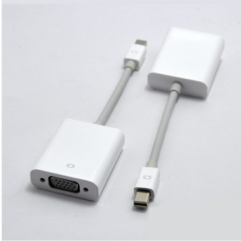 苹果笔记本电脑配件macbook转vga投影仪转换器视频高清连接线