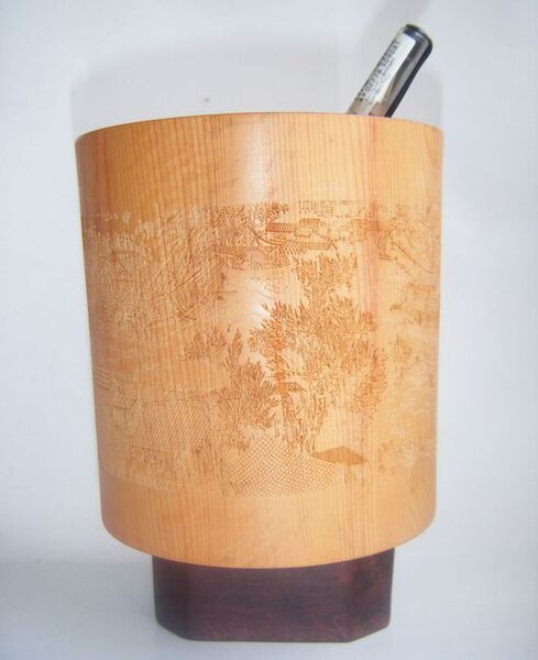 红豆杉笔筒木料无油漆原木材红豆杉工艺笔筒红豆杉老料笔筒