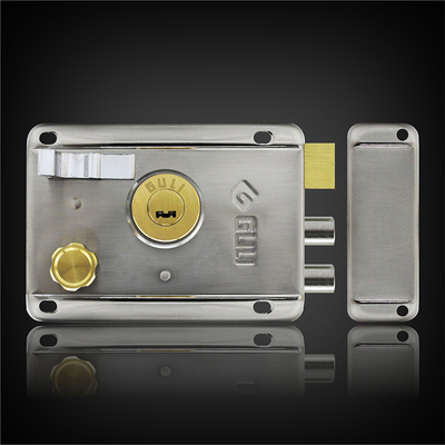 正品固力 超b级叶片老式外装门锁 防盗门锁 防钻防锡纸 816n 批发