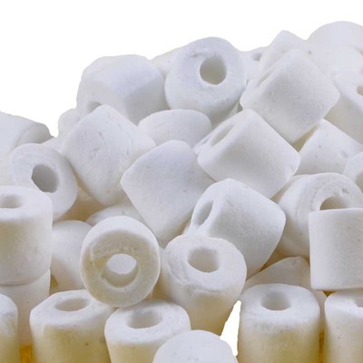 鱼缸水族过滤环 陶瓷生化环生物环 细菌屋陶瓷生物环培菌环滤材料