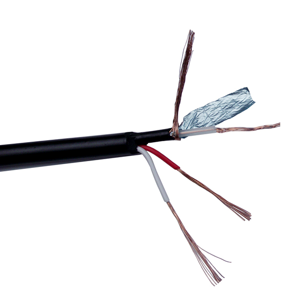 监控专用综合一体线 视频线rg-59 96编 电源线2x0.5 25元10米