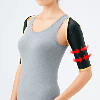 日本购正品 银钛蓄热燃脂凸凹按摩瘦手臂蝴蝶臂熊臂 去橘皮细手臂-淘宝网