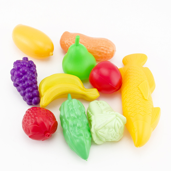 食物水果蔬菜玩具 塑料水果蔬菜模型过家家玩具 宝宝益智玩具