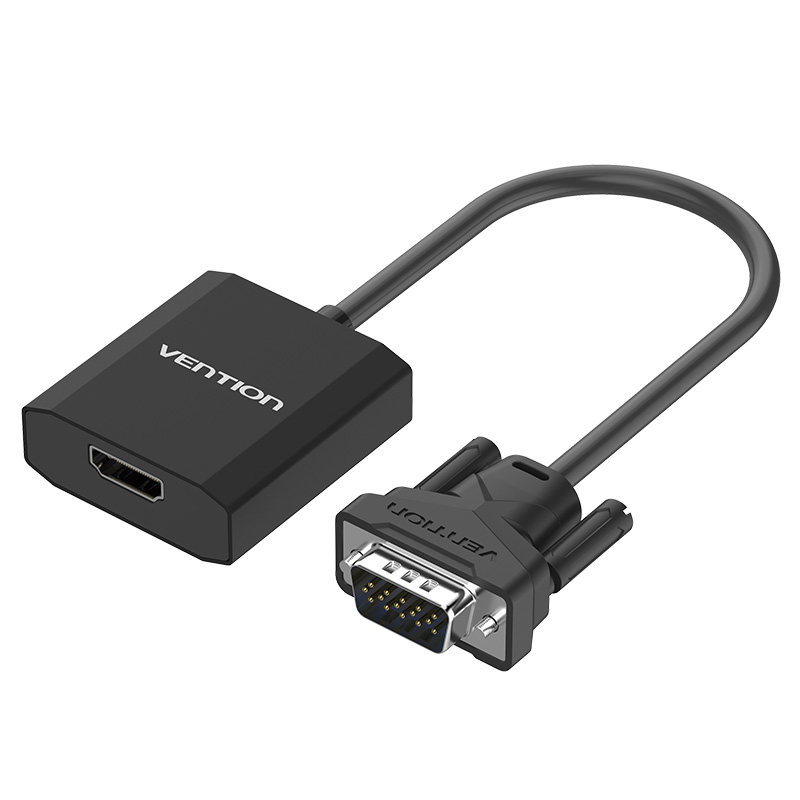 威迅vga转hdmi转换器带音频高清线接口电脑电视视频连接转接头