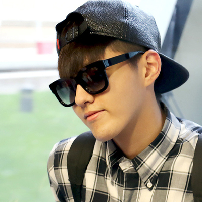 美国正品d9潮牌棒球帽 吴亦凡同款 男女平沿嘻哈帽春秋平檐遮阳帽