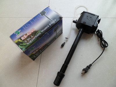 日胜rs-4000 多功能潜水泵过滤泵30w上出水口 含增氧