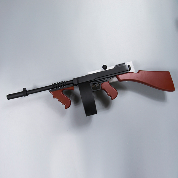 全pvc木制二战经典武器汤姆逊冲锋枪 道具玩具模型cosplay道具