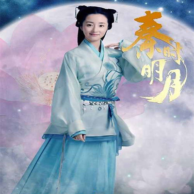 影视古装秦时明月高月同款古装女汉服古装网游cos服侠女服演出服